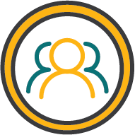 Cluster of people Icon